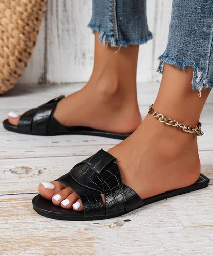 Toe Multicolor Casual Peep Comfy Slippers Beach FashionChic