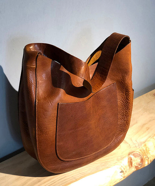 Message Leather Large Casual Capacity Bag FashionChic