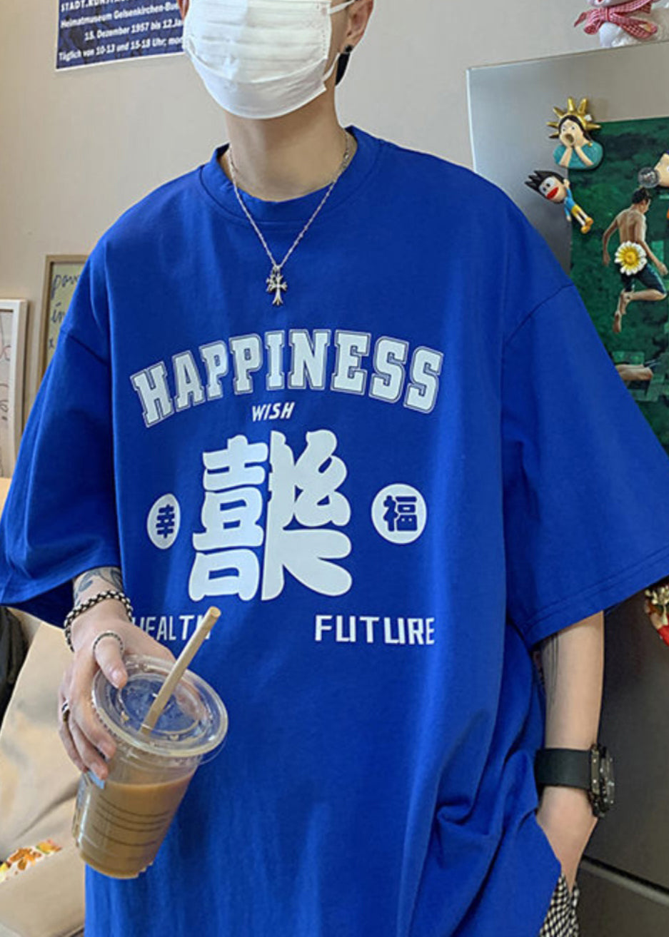 Print Sleeve Neck Casual O Pink Cotton Half Men Shirts T FashionChic