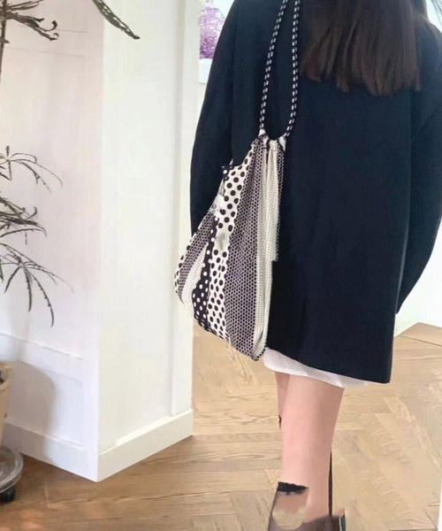 Casual Print Large Capacity Cotton Satchel Handbag QF013 Bag-BGS241017