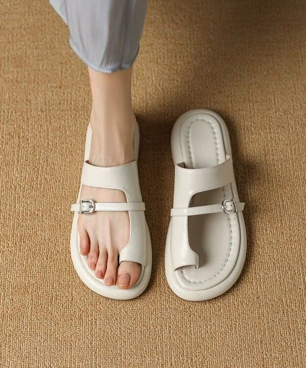 Casual Splicing Hollow Out Black Flip Flops Slide Sandals AP1013 shoe-LT240905