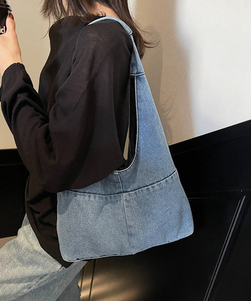 Shoulder Casual Capacity Denim Large Bag Versatile FashionChic