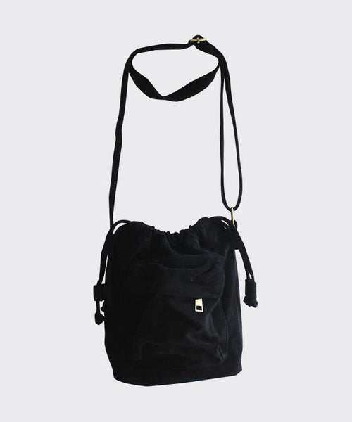 Casual Versatile Yellow Drawstring Canvas Messenger Bag SX1016 Ada Fashion