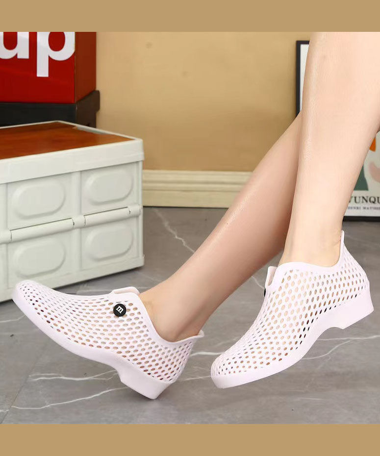 Casual Versatile Yellow Hollow Out Walking Sandals AA002 shoe-CS240815