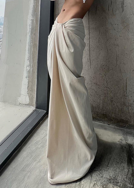 Asymmetrical Pants Solid Spring Leg Casual White Wide FashionChic