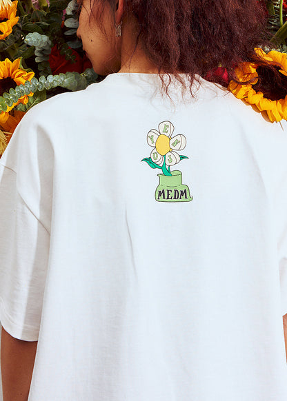 Casual White O-Neck Print Cotton Men T Shirt Summer LK054 Men-Silk-MENT240630