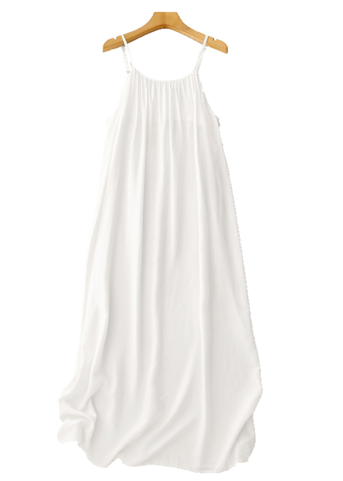 Strap Chiffon Black Chic Dress Oversized Summer Spaghetti FashionChic