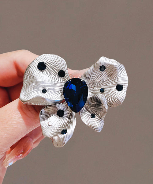 Butterfly Blue Chic Crystal Hairpin Alloy FashionChic