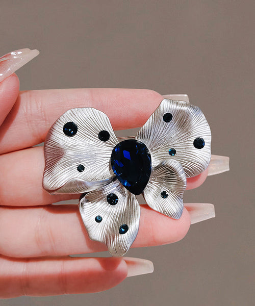 Butterfly Blue Chic Crystal Hairpin Alloy FashionChic