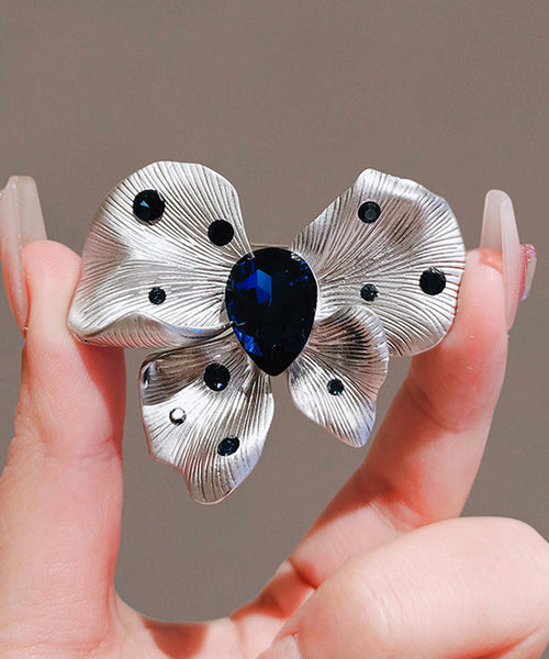 Butterfly Blue Chic Crystal Hairpin Alloy FashionChic