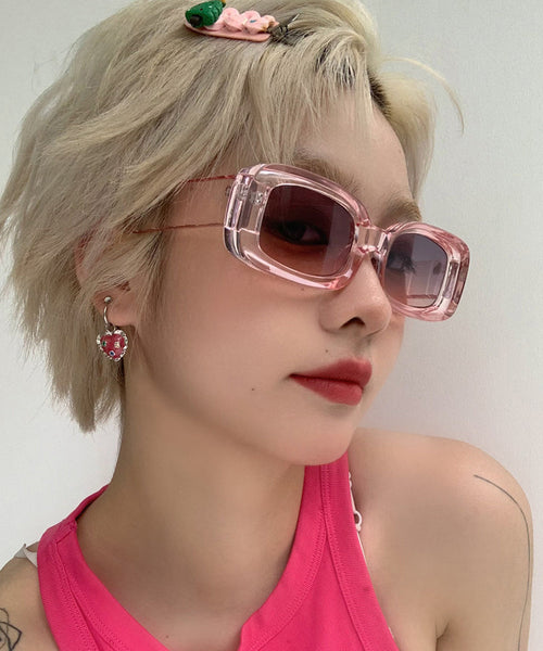 Chic Blue Spicy Girls Square Resin Sunglass XS1035 Ada Fashion