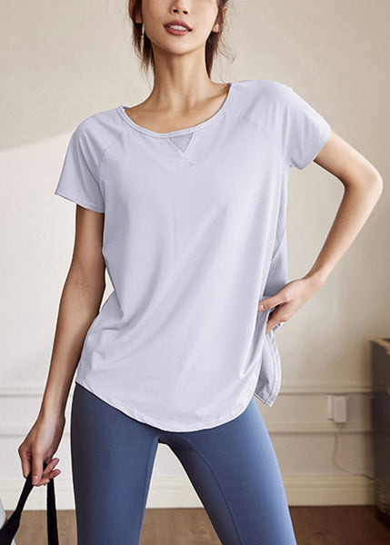 Tulle Patchwork Yoga Tank Chic Green Tops FashionChic