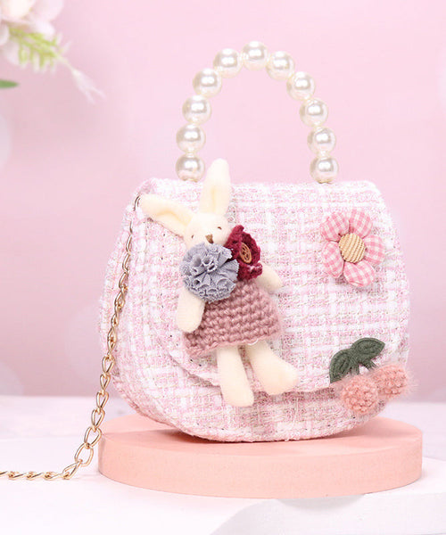 Chic Pink Cartoon Decorated Kids Girls Messenger Bag IU015 Bag-BGS240803