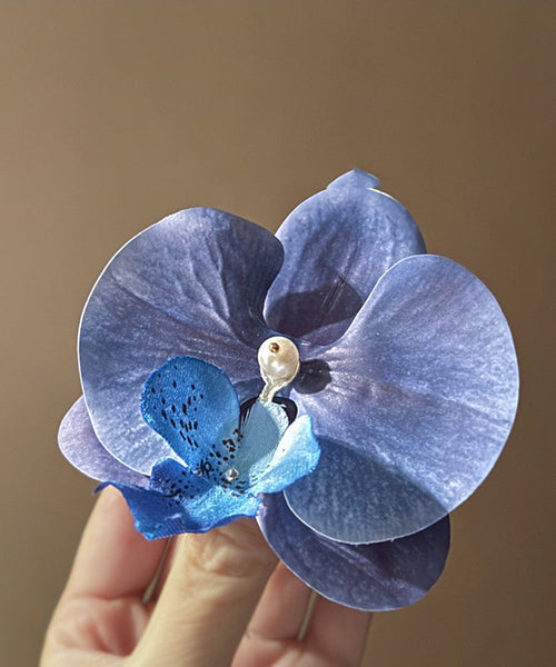 Chic Red Acrylic Pearl Fringed Iris Hairpin AB1089 Genistyle Shop