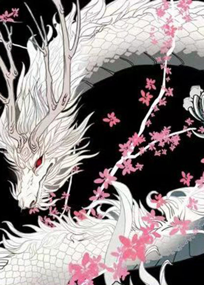 Chic White O Neck Print Loose Cotton Mens T shirt Summer LK071 Men-Silk-MENT240630