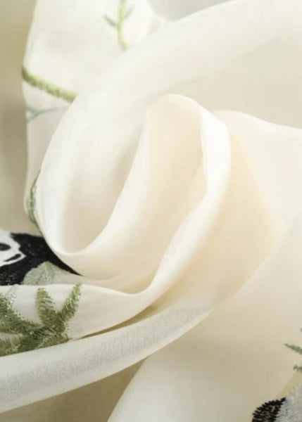 Chic Yellow O-Neck Animal Print Silk Coats Fall AG1038 OM-ZS240913