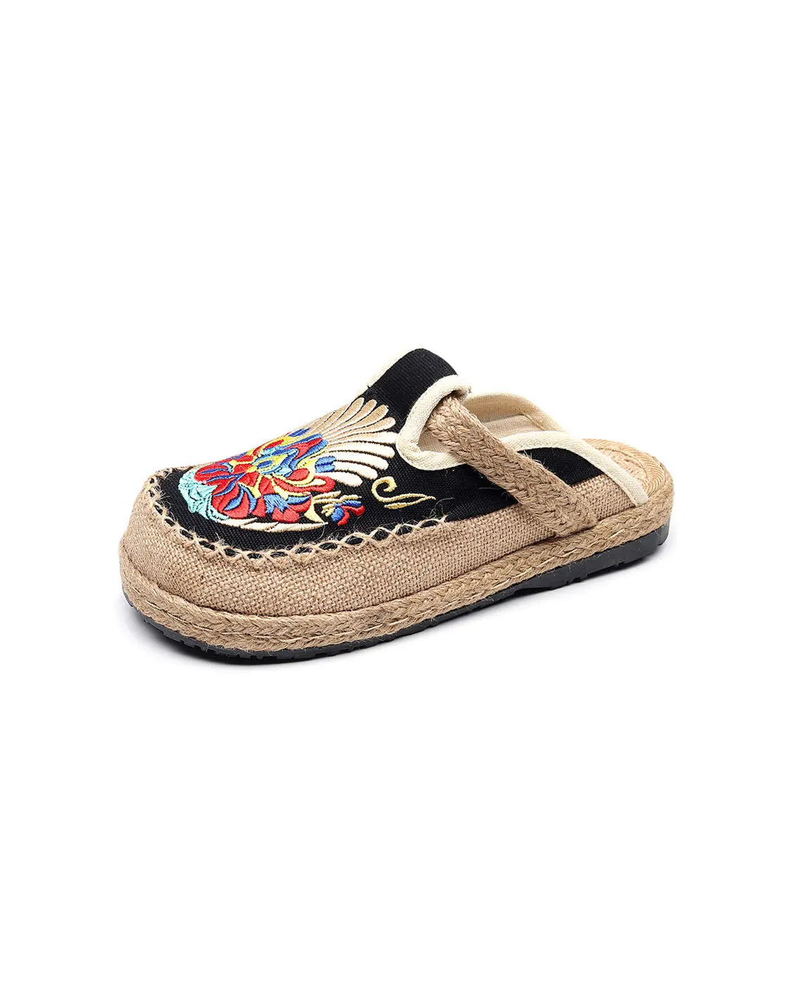 Chinese Style Embroidery Linen Oriental Shoes Ada Fashion