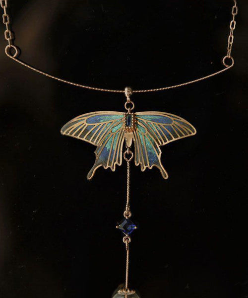 Bead Overgild Zircon Pendant Gold Style Copper Glass Wing Chinese FashionChic