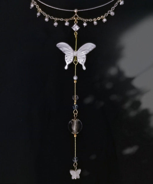 Bead Overgild Zircon Pendant Gold Style Copper Glass Wing Chinese FashionChic