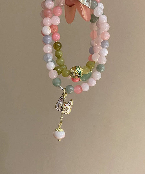 Beading Rainbow Sterling Style Layered Chinese Silver Overgild FashionChic