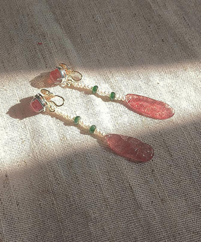 Water Style Drop Alloy Chinese Crystal Red Resin Watermelon FashionChic