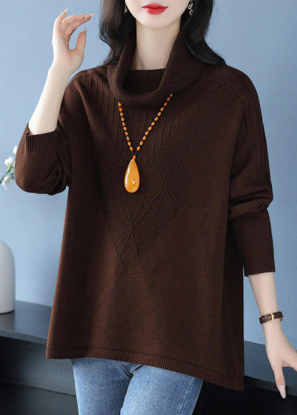 Classy Green Hign Neck Thick Woolen Sweaters Winter RL030 ABC