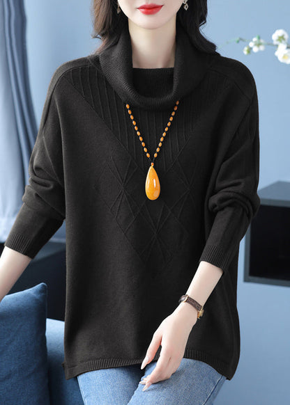 Classy Green Hign Neck Thick Woolen Sweaters Winter RL030 ABC