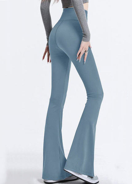 Leggings de sport roses chics taille haute en nylon, motif requin TD023