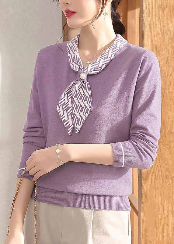 Classy Red Bow Thick Warm Fleece Knit Sweaters Spring TQ008 ABC