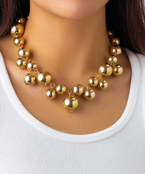 Classy White Stainless Steel Pearl Pendant Necklace YR005 ABC