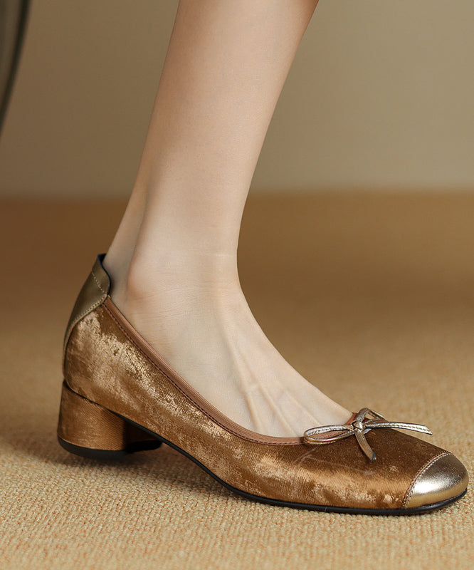 Cowhide Leather Bow Splicing Green Comfy Penny Loafers WT009 shoe-GGX241030