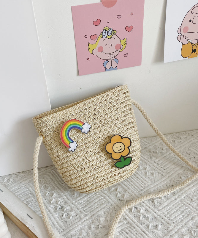 Cute Cartoon Cherry Kids Woven Crossbody Bag IU021 Bag-BGS240803