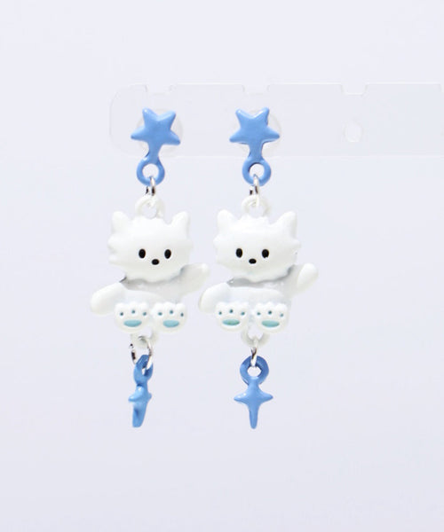 Earrings Cute Drip Alloy Cat Glaze Drop Colorblock FashionChic