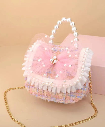 Cute Fashion Kids Girls Nail Bead Princess Crossbody Bag IU004 Bag-BGS240803