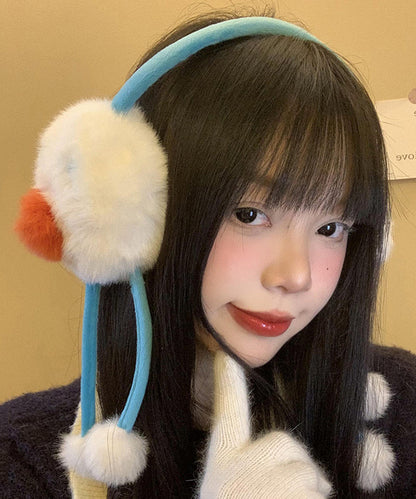Cute Fuzzy Fur Fluffy Warm Earmuffs For Women In Winter WB026 ABC