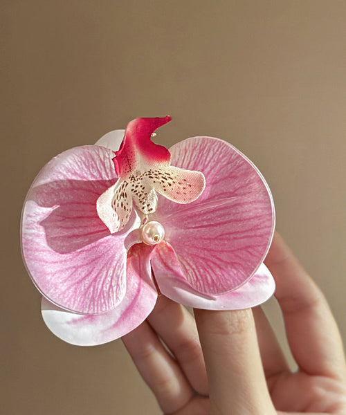 Cute Pink Alloy Pearl Floral Hairpin AB1065 Genistyle Shop