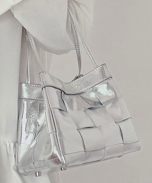 Cute Pink Faux Leather Braid Satchel Handbag UU1072 Bag-BGS240527