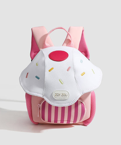 Cute Red Patchwork Mushroom Backpack Bag Children IU003 Bag-BGS240803