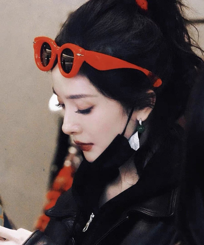 Cute Red Sunshade and UV Protection Round Sunglasses XS1053 Ada Fashion