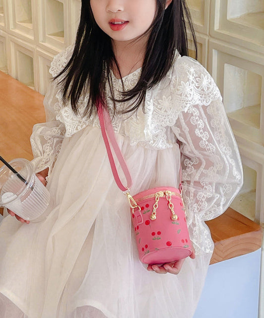 Cute Versatile Rubber Red Cherry Print Faux Leather Crossbody Bag IU029 Bag-BGS240803