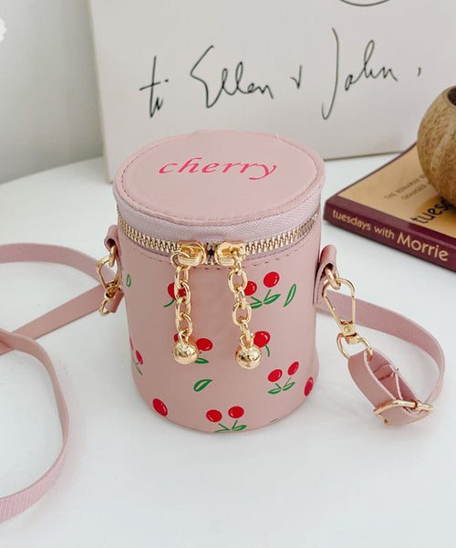 Cute Versatile Rubber Red Cherry Print Faux Leather Crossbody Bag IU029 Bag-BGS240803