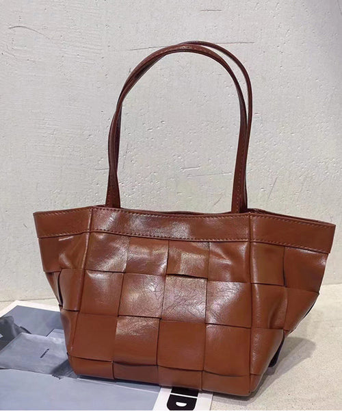 DIY Coffee Wing Faux Leather Satchel Handbag UU1077 Bag-BGS240527