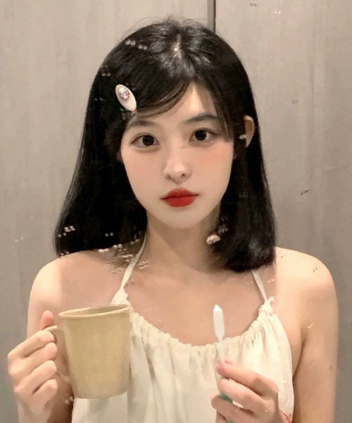 A Hairpin Pair DIY Love Green Acrylic Zircon FashionChic