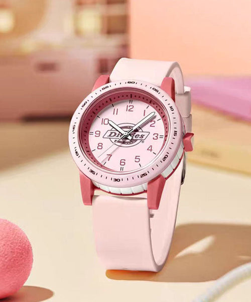 Pink DIY Quartz Watches Silicone Rubber Movement FashionChic