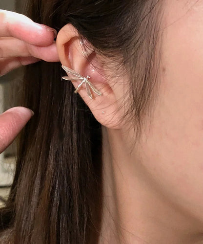 Earrings Stud Dragonfly Sterling Silk DIY Silver FashionChic