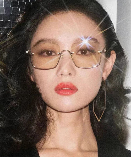 DIY White Large Frame Street Shooting Internet Celebrity Plain Face Sunglasses XS1039 Ada Fashion