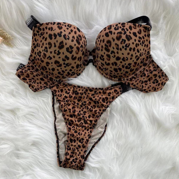 Women's Glisten Push-up Bra Set