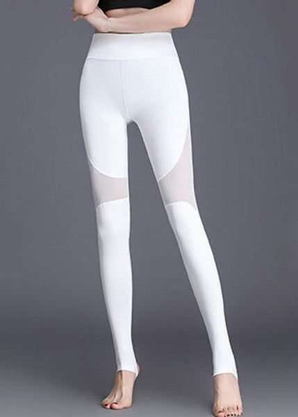 Black Mesh High Panel Dynamic Waist Capri Gymshark Leggings FashionChic