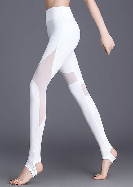 Black Mesh High Panel Dynamic Waist Capri Gymshark Leggings FashionChic