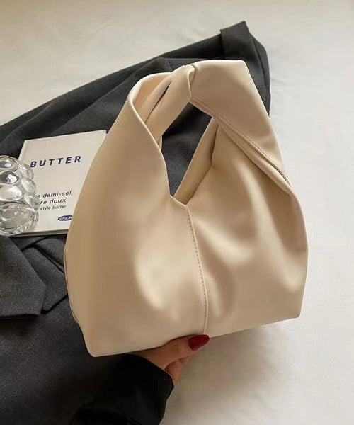 Leather Pink Durable Tote Faux Elegant Solid Handbag FashionChic